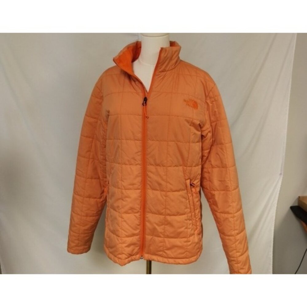 Men's The North Face Quilted Jacket Light Orange Sz. Small